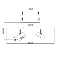 Светодиодный спот Moderli Right V5044-2WL 1