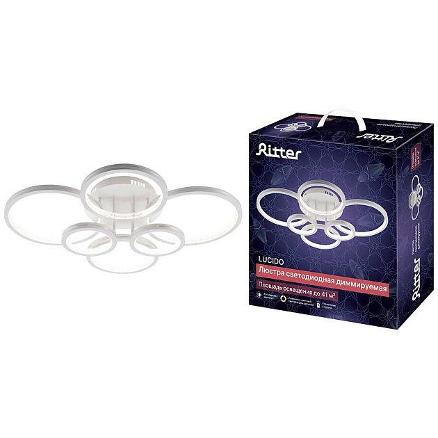 Потолочная люстра Ritter LUCIDO 51648 8 Фото № 