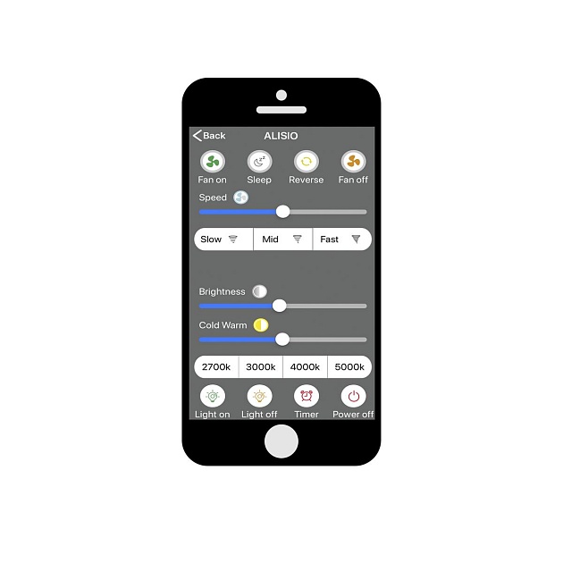 Потолочная светодиодная люстра-вентилятор Mantra Nature 7809 изображение 2 Потолочная светодиодная люстра-вентилятор Mantra Nature 7809 Фото № 2