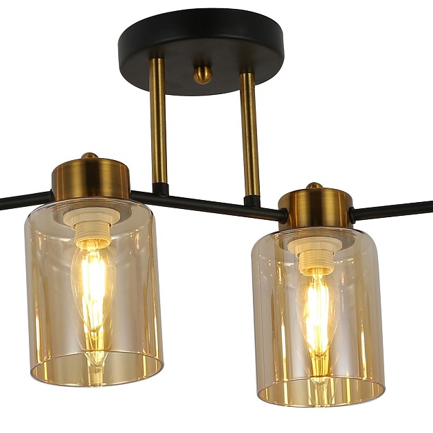 Потолочная люстра Illumico IL6111-6COU-79 BK GD Фото № 3