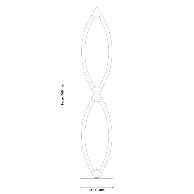 Торшер Lucia Tucci Modena F172.2 LED изображение 2 Торшер Lucia Tucci Modena F172.2 LED Фото № 2