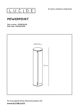 Энергетическая стойка Lucide Powerpoint 27849/12/29 1