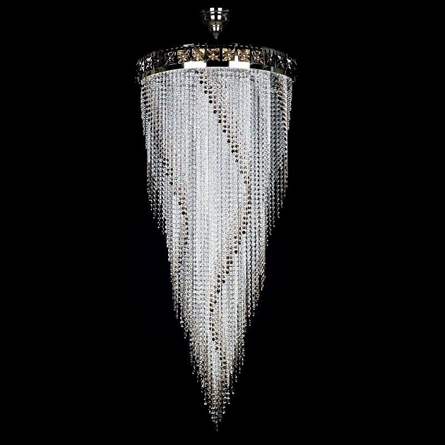 Каскадная люстра Artglass Flame 700x1600 CE Фото № 