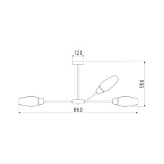 Подвесная люстра Eurosvet Thalia 60140/9 сатин-никель 1