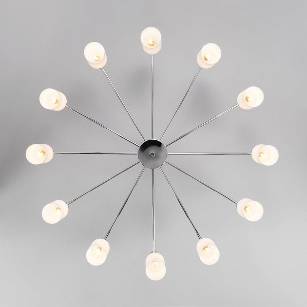 Потолочная люстра Eurosvet Vegga 70160/12 хром Фото № 4