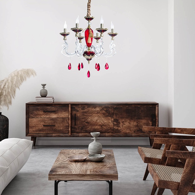 Подвесная люстра Divinare Simona 5125/10 LM-6 изображение 8 Подвесная люстра Divinare Simona 5125/10 LM-6 Фото № 8