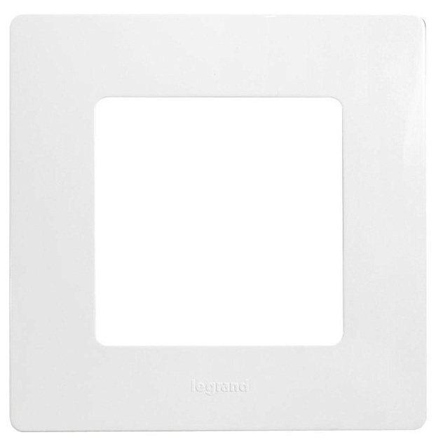Рамка 1-постовая Legrand Etika белая 672501 Фото № 