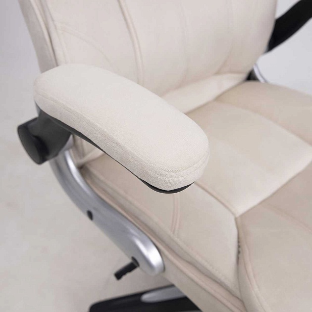 Кресло руководителя AksHome Galio бежевый, велюр 86373 Фото № 8
