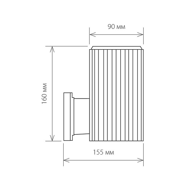 Уличный настенный светильник Elektrostandard 1404 Techno a032625 Фото № 2