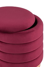 Пуф Stool Group Франсис велюр винный vd-fransis-b16 2