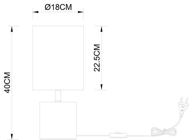 Настольная лампа Arte Lamp Jishui A5036LT-1BR Фото № 2
