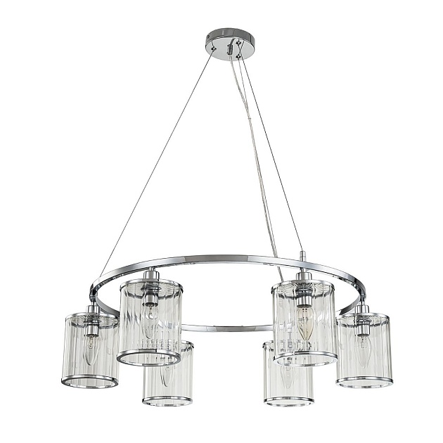 Подвесная люстра Indigo Dante 13022/6P Chrome V000407 изображение 4 Подвесная люстра Indigo Dante 13022/6P Chrome V000407 Фото № 4