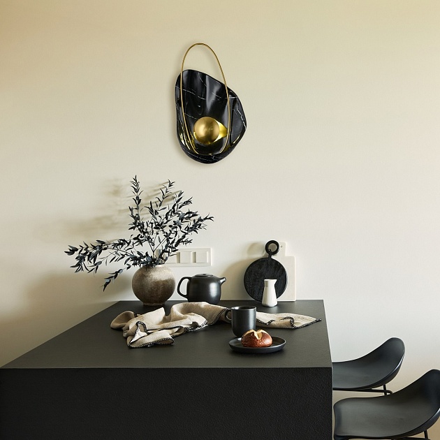 Настенный светодиодный светильник Gerhort G61355/1wBK+GD Фото № 2