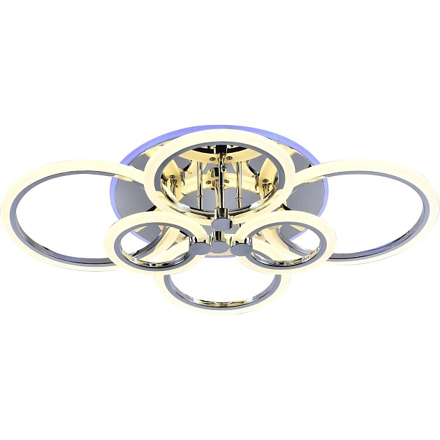 Потолочная светодиодная люстра Evoled Cerina SLE500512-06RGB изображение Потолочная светодиодная люстра Evoled Cerina SLE500512-06RGB Фото №