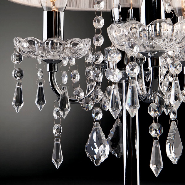 Настольная лампа Eurosvet 2045/3T хром/белый Фото № 3