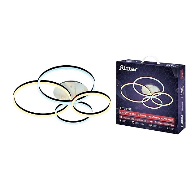 Потолочная люстра Ritter ECLIPSE 52084 3 Фото № 