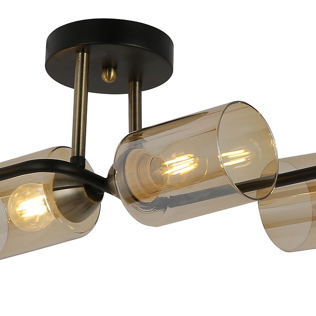 Потолочная люстра Illumico IL8148-6COU-79 BK BR Фото № 2