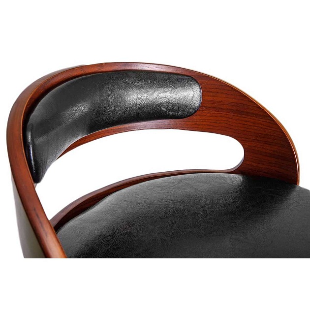 Барный стул AksHome Bruno чёрный, экокожа 31844 изображение 3 Барный стул AksHome Bruno чёрный, экокожа 31844 Фото № 3