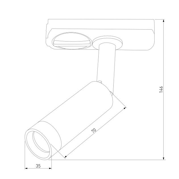 Трековый светодиодный светильник TK Lighting 4142 Tracer Фото № 2