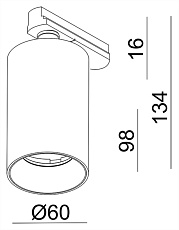 Трековый светильник Deko-Light Can 707081 2