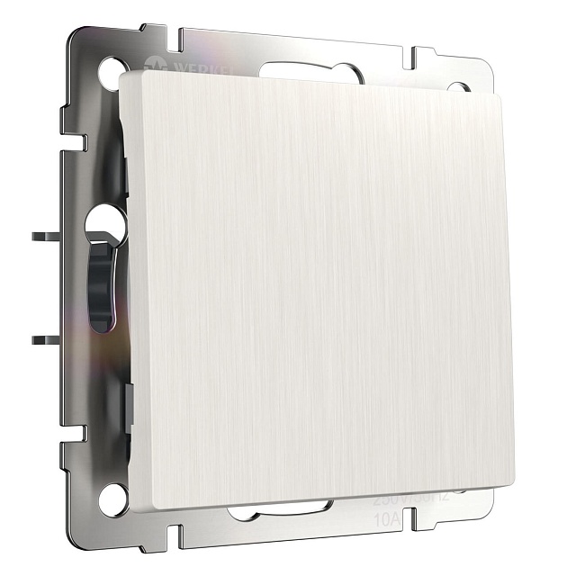 Выключатель одноклавишный Werkel перламутровый рифленый W1110013 4690389160783 изображение Выключатель одноклавишный Werkel перламутровый рифленый W1110013 4690389160783 Фото №