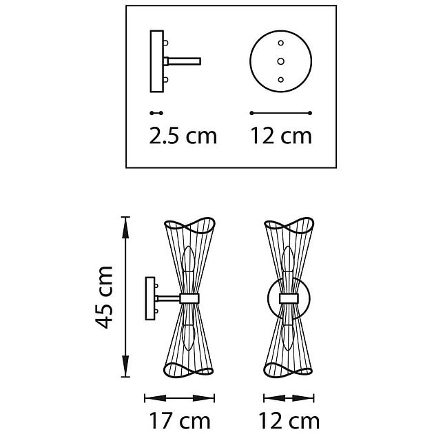 Бра Lightstar Zeta 728623 Фото № 2