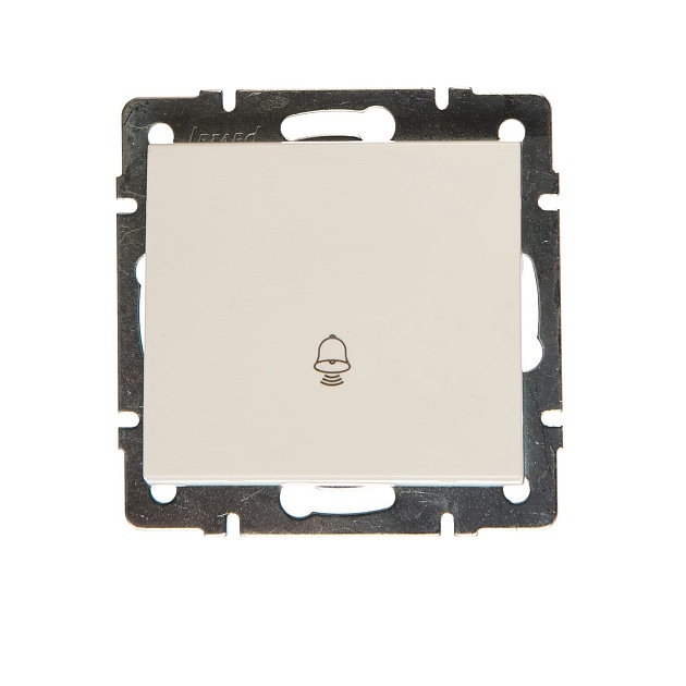 Кнопка звонка Lezard Rain белый 703-0288-103 Фото № 