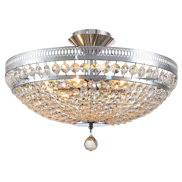 Потолочный светильник Natali Kovaltseva Barocco 81405/6C Chrome изображение Потолочный светильник Natali Kovaltseva Barocco 81405/6C Chrome Фото №