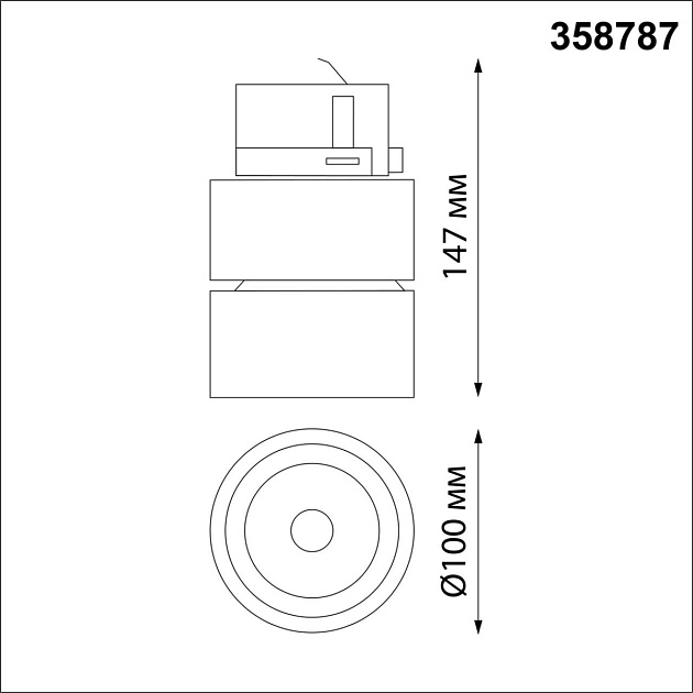 Трековый трехфазный светодиодный светильник Novotech Port Groda 358787 Фото № 5