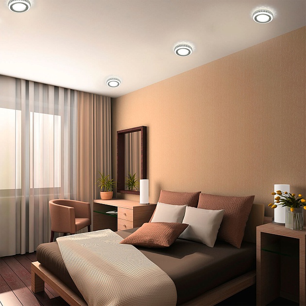 Встраиваемый светильник Gauss Backlight с подсветкой BL085  Фото № 6