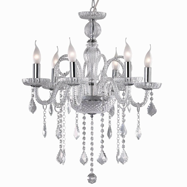 Подвесная люстра Ideal Lux Giudecca SP6 Trasparente 027821 Фото № 