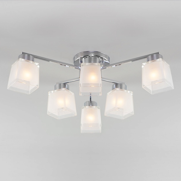 Потолочная люстра Eurosvet Delfi 30162/6 хром Фото № 