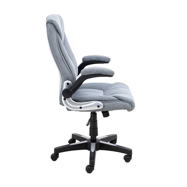 Кресло руководителя AksHome Galio серый, велюр 86372 Фото № 15