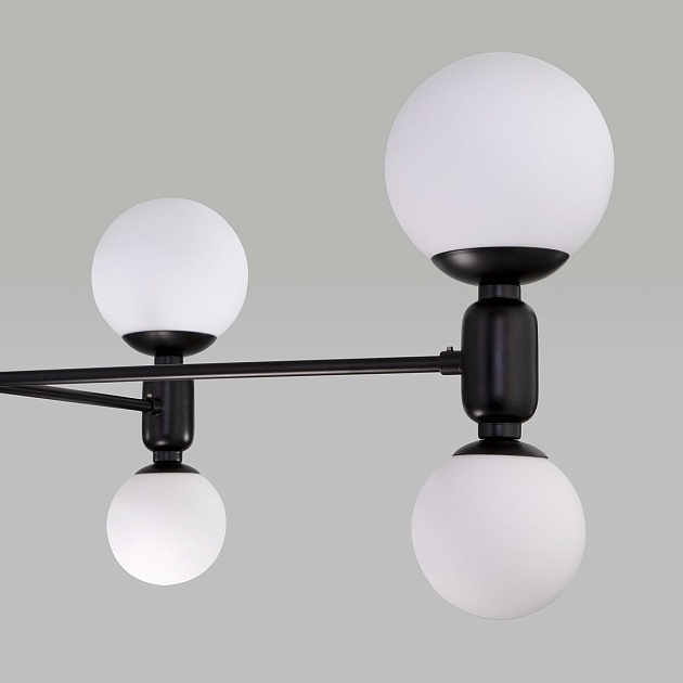 Подвесная люстра Eurosvet Bubble 30182/8 черный Фото № 3