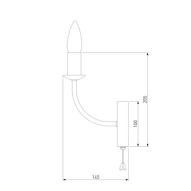 Бра Eurosvet Santi 60139/1 золото изображение 2 Бра Eurosvet Santi 60139/1 золото Фото № 2