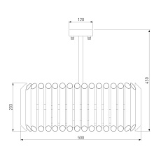 Потолочная люстра Bogates Castellie 362/5 1