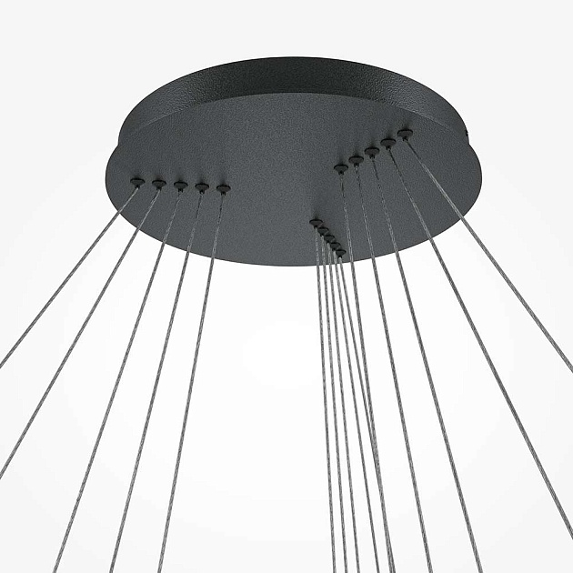 Подвесной светодиодный светильник Maytoni Rim MOD058PL-L200BK Фото № 2