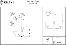 Подвесная люстра Freya Tiana FR5015PL-08G 1