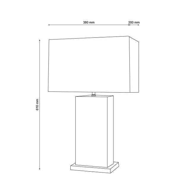 Настольная лампа Lucia Tucci Harrods T944.1 Фото № 2