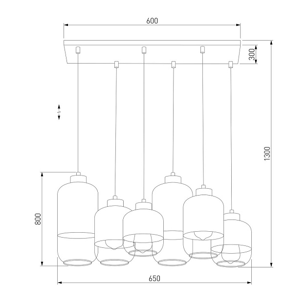 Подвесная люстра TK Lighting 3359 Marco Silver Фото № 3