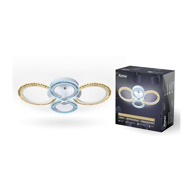 Потолочная светодиодная люстра Ritter Tomaso 52040 5 изображение 3 Потолочная светодиодная люстра Ritter Tomaso 52040 5 Фото № 3