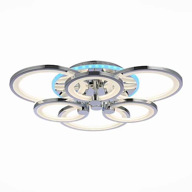 Потолочная светодиодная люстра Evoled Leto SLE500712-06RGB изображение Потолочная светодиодная люстра Evoled Leto SLE500712-06RGB Фото №