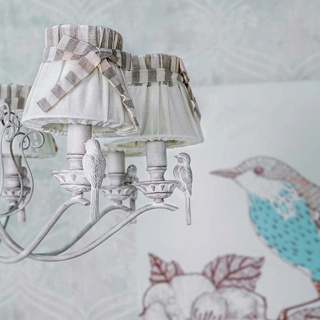 Подвесная люстра Maytoni Bird ARM013-06-W Фото № 5