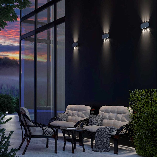 Уличный настенный светодиодный светильник Novotech Street Calle 358560 изображение 4 Уличный настенный светодиодный светильник Novotech Street Calle 358560 Фото № 4