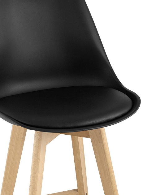 Полубарный стул Stool Group Frankfurt черный Y815A-65CM black Фото № 6