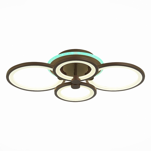 Потолочная светодиодная люстра Evoled Leto SLE200372-04RGB изображение Потолочная светодиодная люстра Evoled Leto SLE200372-04RGB Фото №