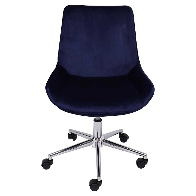 Поворотное кресло AksHome Lumier сапфировый, велюр 79742 Фото № 8