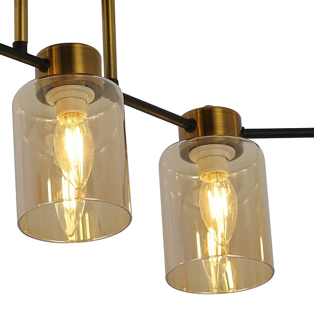 Потолочная люстра Illumico IL6111-5COU-79 BK GD Фото № 2