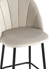 Полубарный стул Stool Group Логан велюр бежевый AV 413-Cc-08(PP) 1