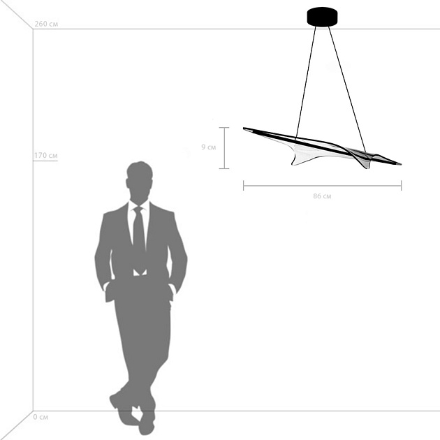 Подвесная светодиодная люстра Lightstar Varese 731313 изображение 2 Подвесная светодиодная люстра Lightstar Varese 731313 Фото № 2
